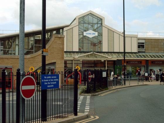 Bus Station and Cooke Lane Entrance to shopping centre.